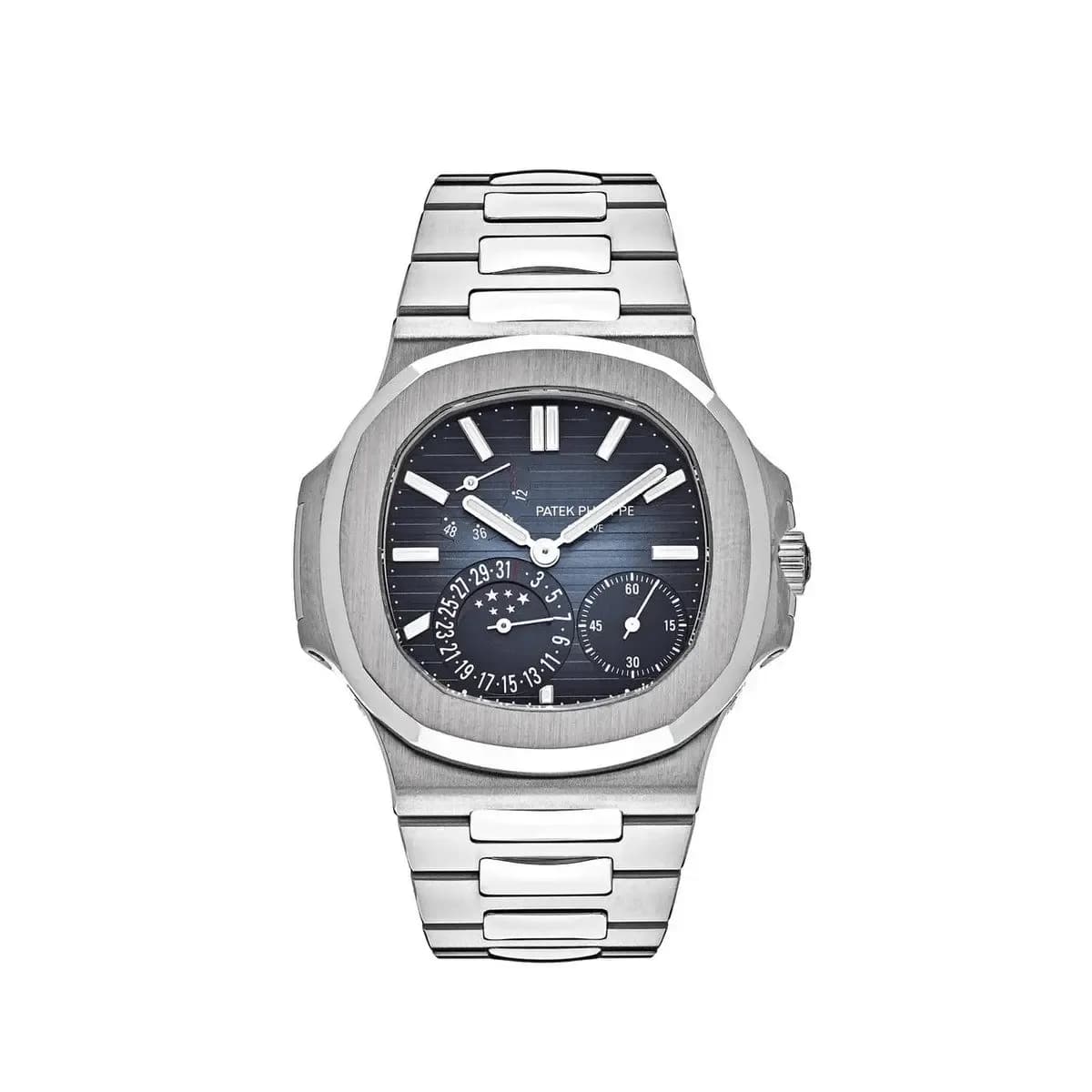 Patek Philippe Nautilus 5712/1A-001 Blue Dial Watch – Front View