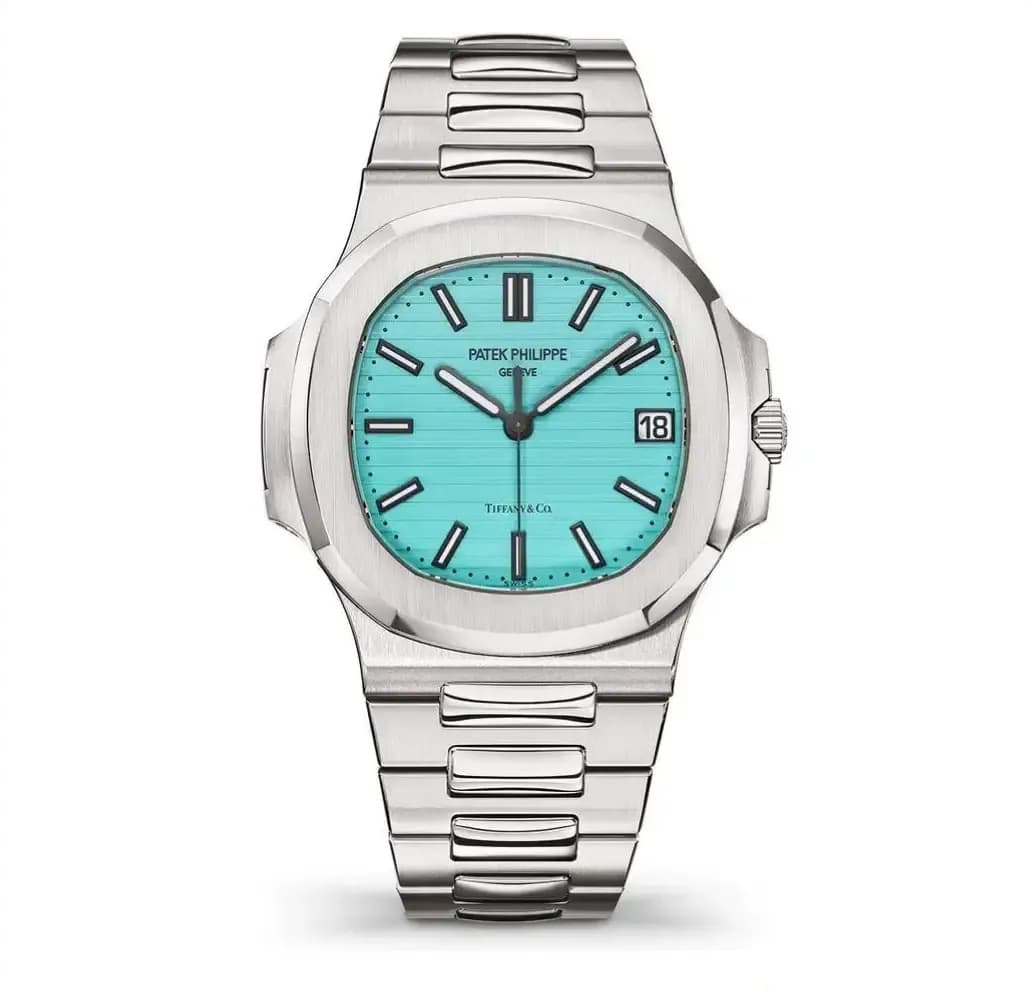 Patek Philippe Nautilus 5711/1A-018 Tiffany Blue Dial Watch – Front View