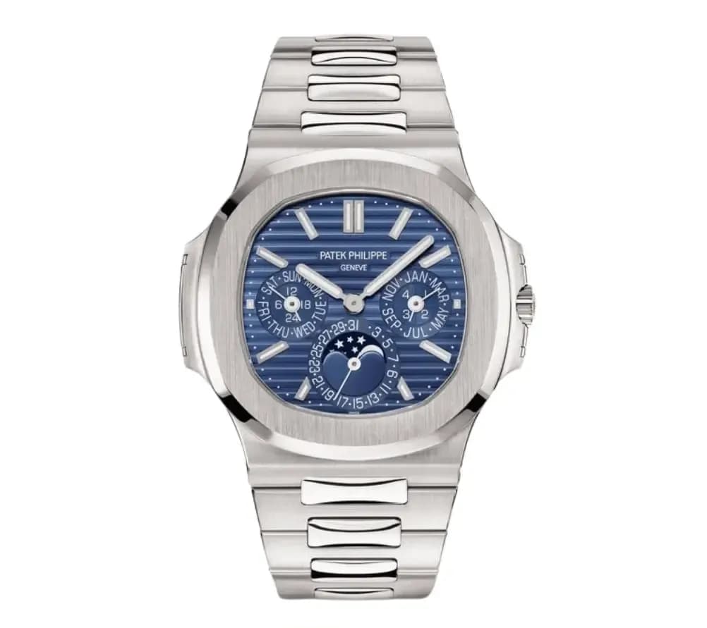 Patek Philippe Nautilus 5740/1G Blue Dial Watch – Front View