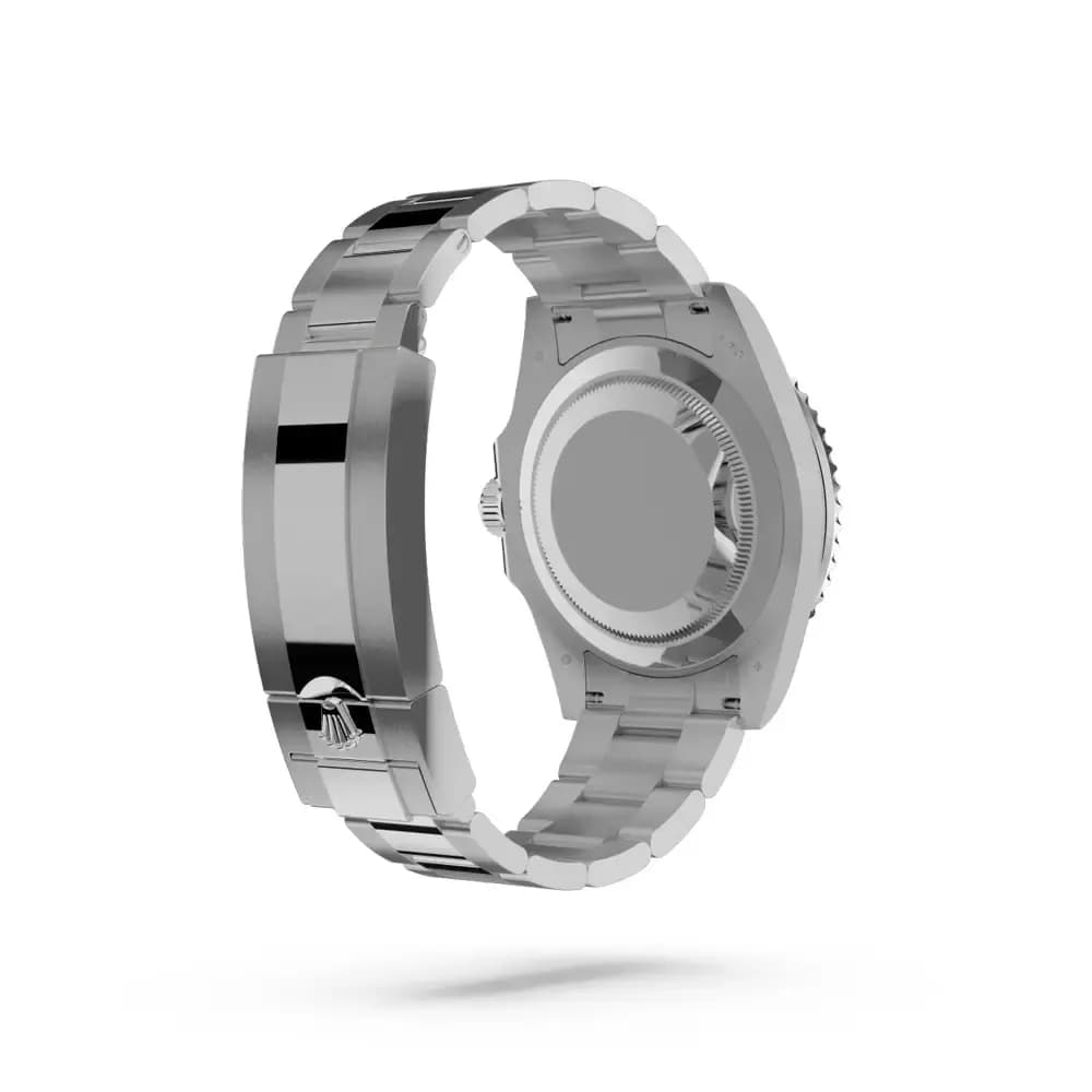 Back View – Engraved Case Back and Polished Links