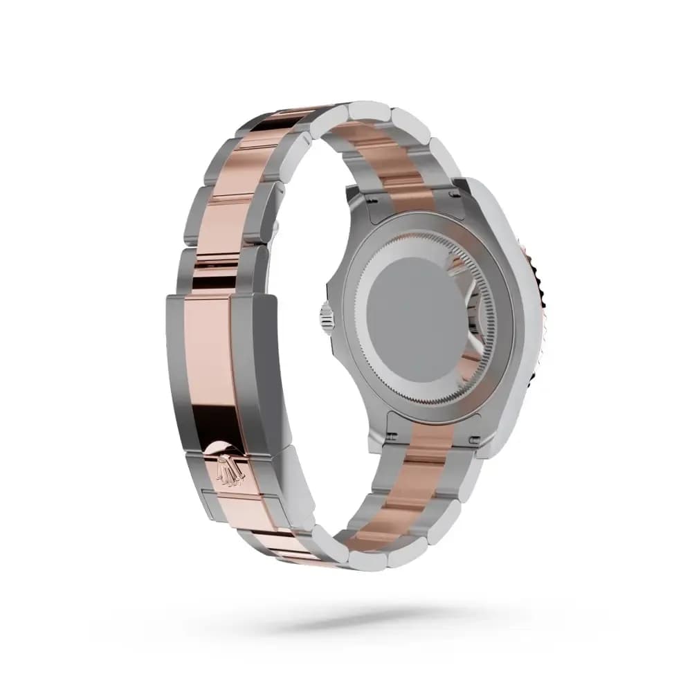 Back View – Rolex Root Beer Watch Engraved Case Back