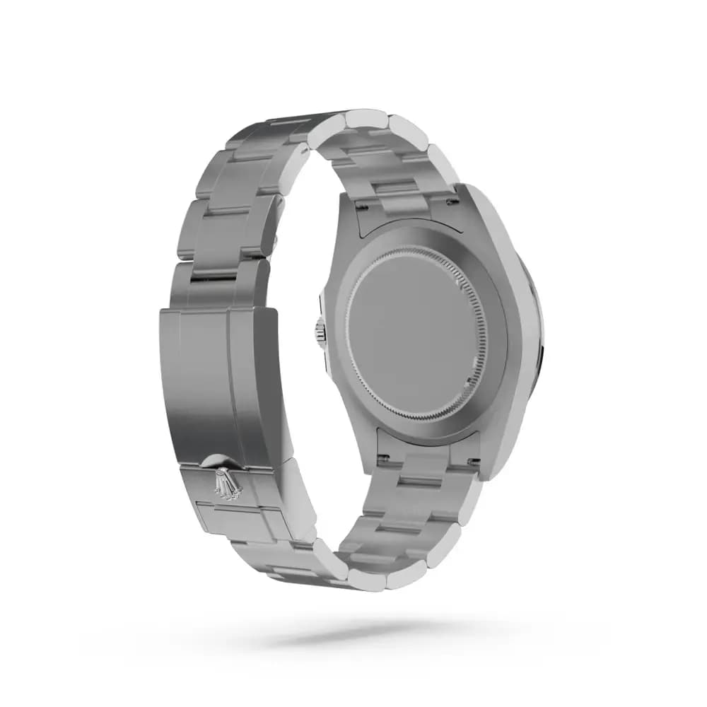 Back View – Steel Caseback of Explorer II