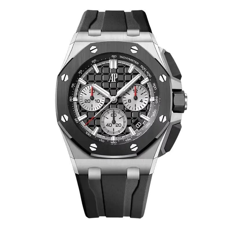 Royal Oak Offshore Chronograph Black Dial – Front View